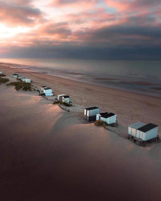 Duplex Calais Nord A 2 Pas De La Plage Zewnętrze zdjęcie